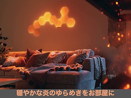 Nanoleaf ナノリーフ Elements エレメンツ 7枚入 電球色 HomeKit Home