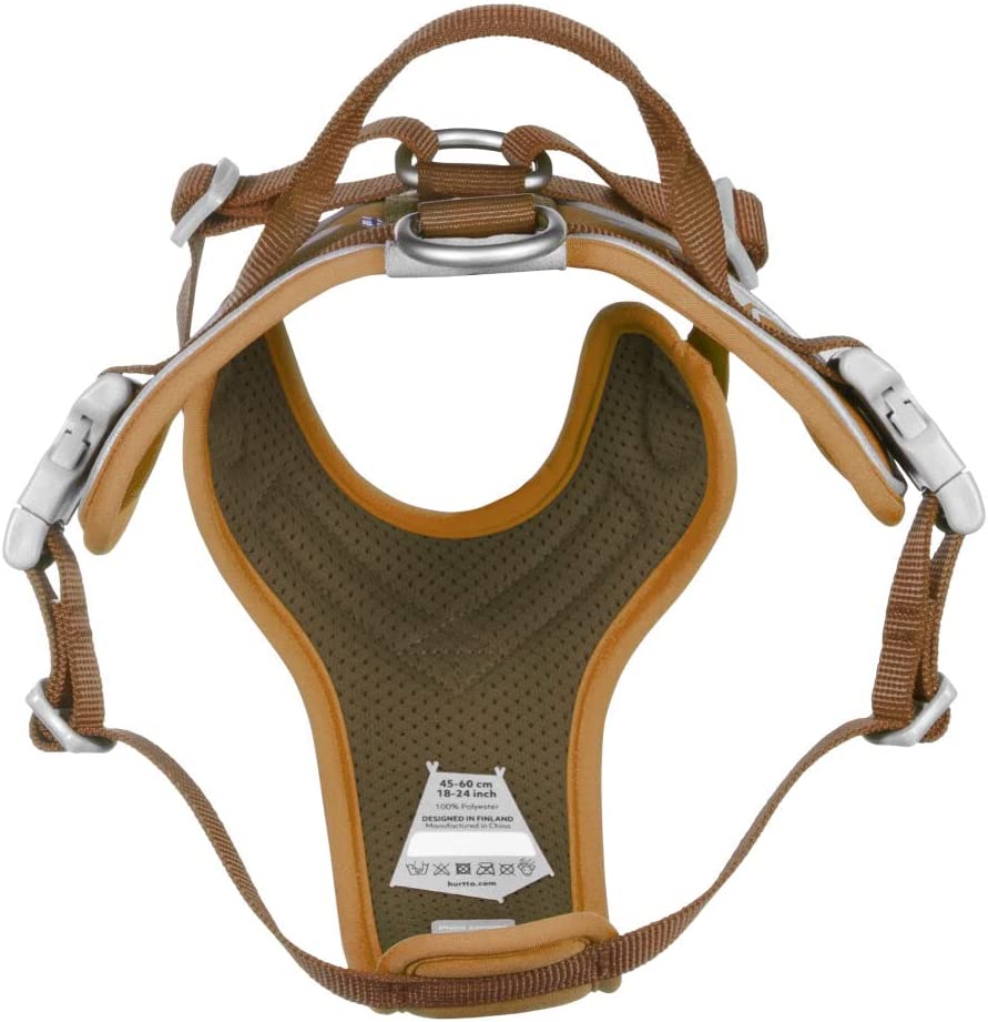 フルッタ (Hurtta)ウォーリアハーネス (60-80cm, キャメル