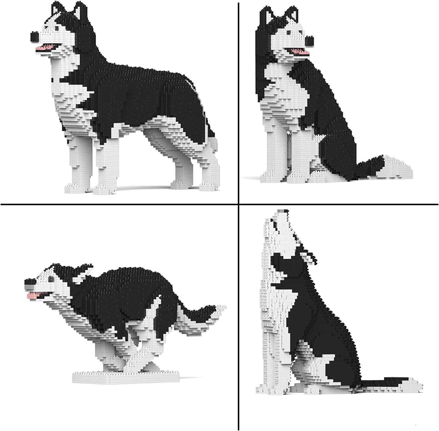 【JEKCA】 ジェッカ ブロック （黒猫 09S-M02） 立体パズル 組立パズル 大人向け ブロック玩具 ペット 置き物 動物 インテリア