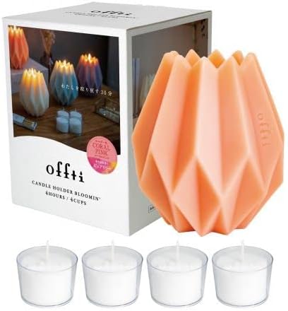 楽天市場】offti 日本製アロマキャンドル ホルダー付き 「モコ