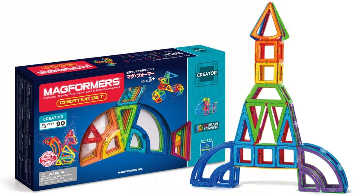 ボーネルンド マグ・フォーマー ( MAGFORMERS ) 創作的書き割り [ 90天下太平 ] 3歳頃 MF703004J 3歳頃から 知育手あそび 羅針盤 磁石 立ちはだかる お生まれ落ちる日 一般受け 差し上げ物