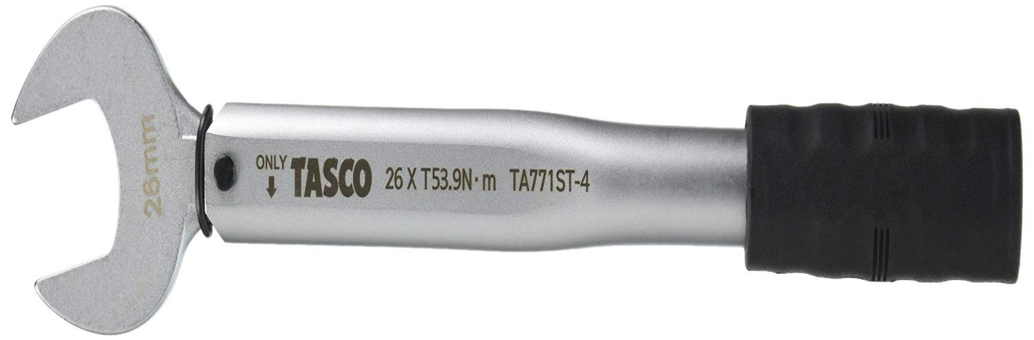 【お買い物マラソン★P最大49倍】イチネンTASCO 高精度トルクレンチ 1/2” 校正証明書付 R410A・R32専用 エア コン工具TA771ST-4