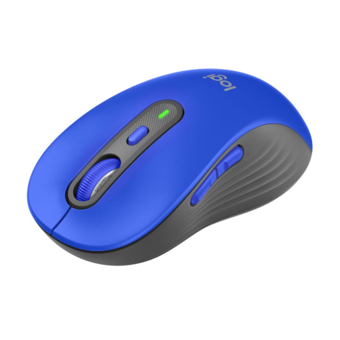 【お買い物マラソン★P最大49倍】Logicool(ロジクール) Signature M750LBL ワイヤレスマウス 静音 ラージ ブルー ワイヤレス マウス 無線 Bluetooth Logi Bolt Unifying非対応 windows mac iPad Android Chrome OS スクロールホイール 無線マウス 静音マウス M750 国 内 正