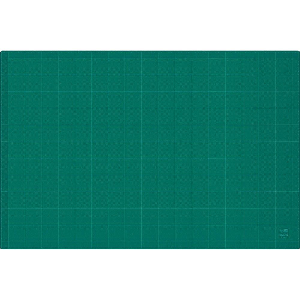 【お買い物マラソン★P最大49倍】コクヨ カッティングマット 3mm厚 グリーン 両面 方眼罫 600×900mm マ-44N