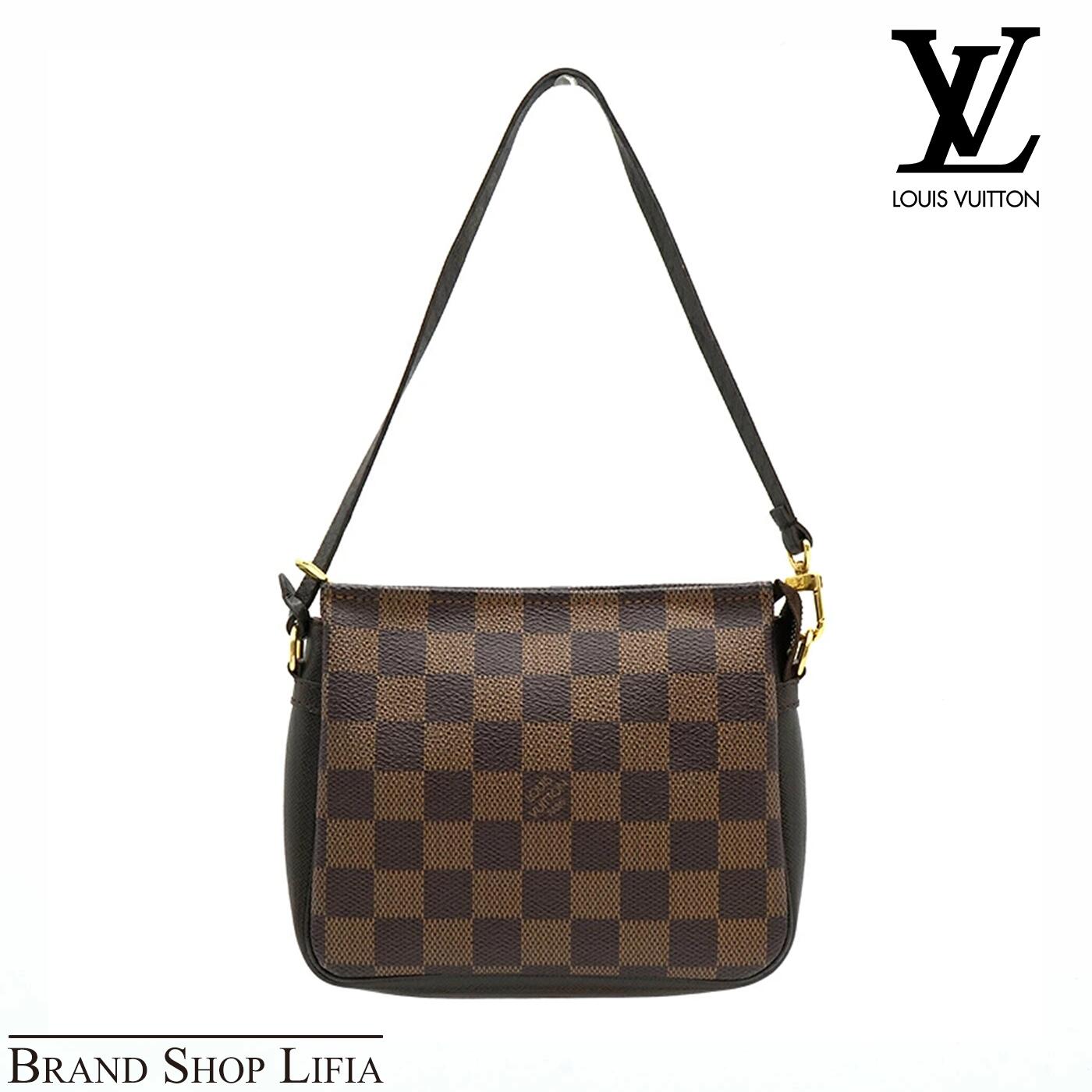 【新規様特典】ルイヴィトン LOUIS VUITTON アクセサリーポーチ ダミエ N51982 トゥルースメイクアップ ブラウン レディース バッグ ポーチ コスメポーチ 中古 美品｜Brand Shop Lifia 45,370円