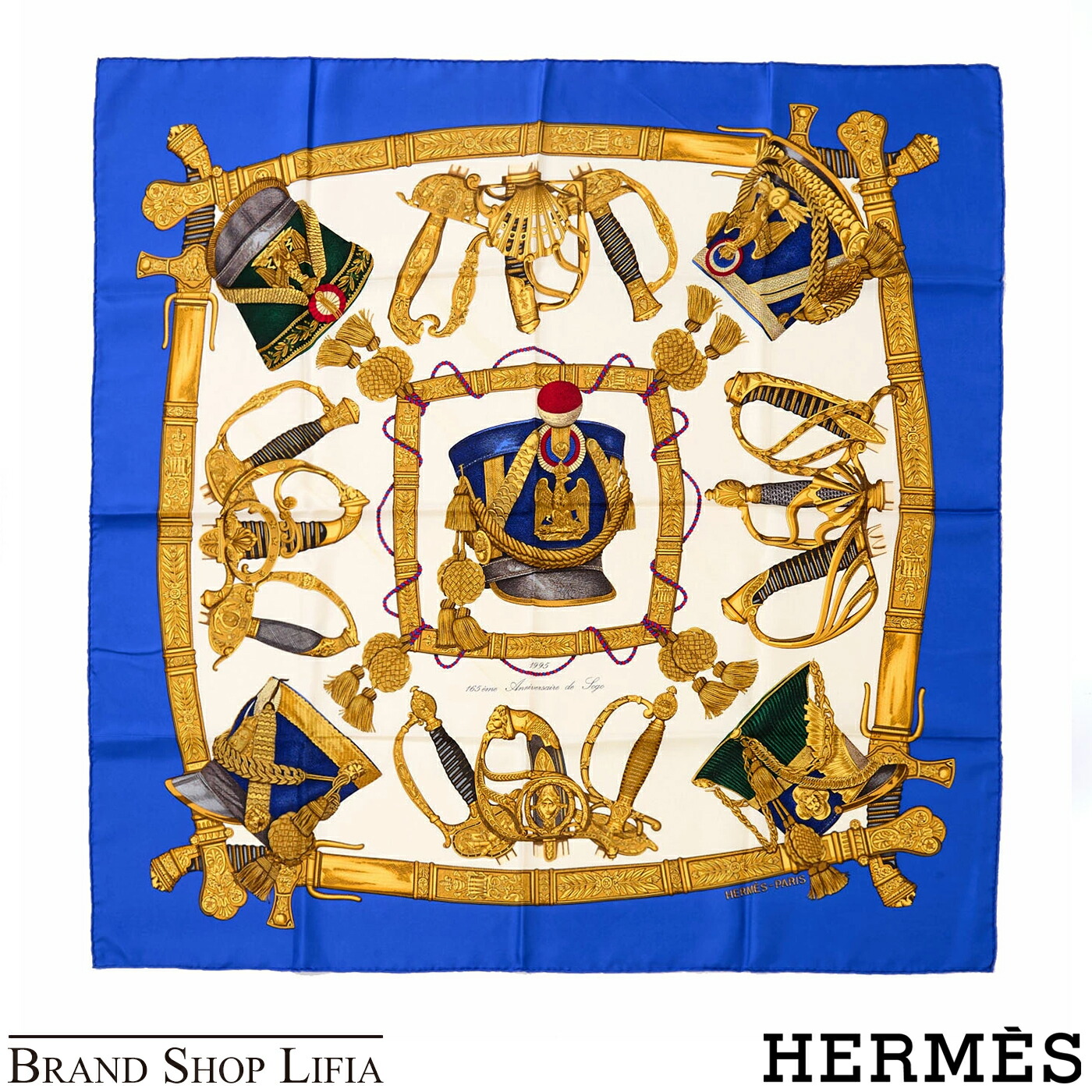 クリーニング済美品　エルメス スカーフ カレ90 楽天市場】【極美品】【クリーニング済】HERMES エルメス カレ90