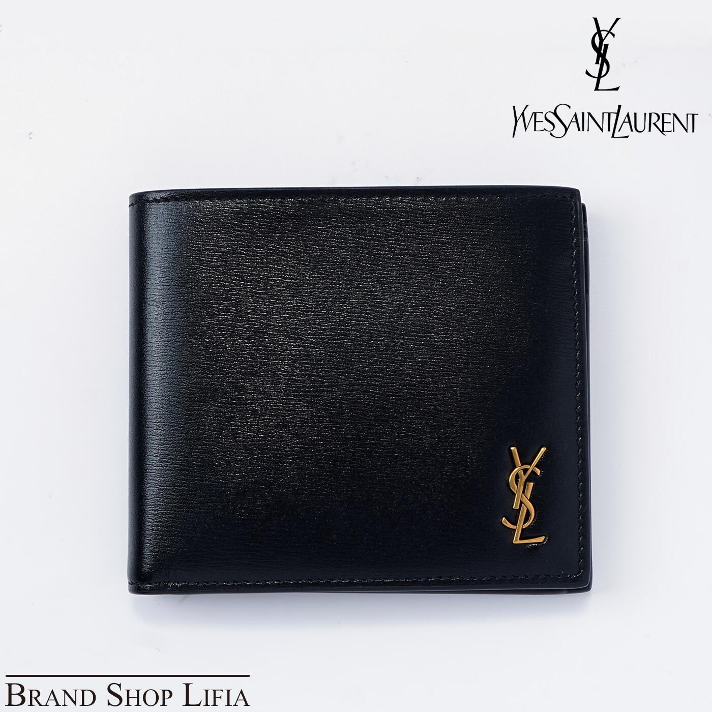 楽天市場】サンローランパリ 二つ折り財布 タイニーカサンドラ