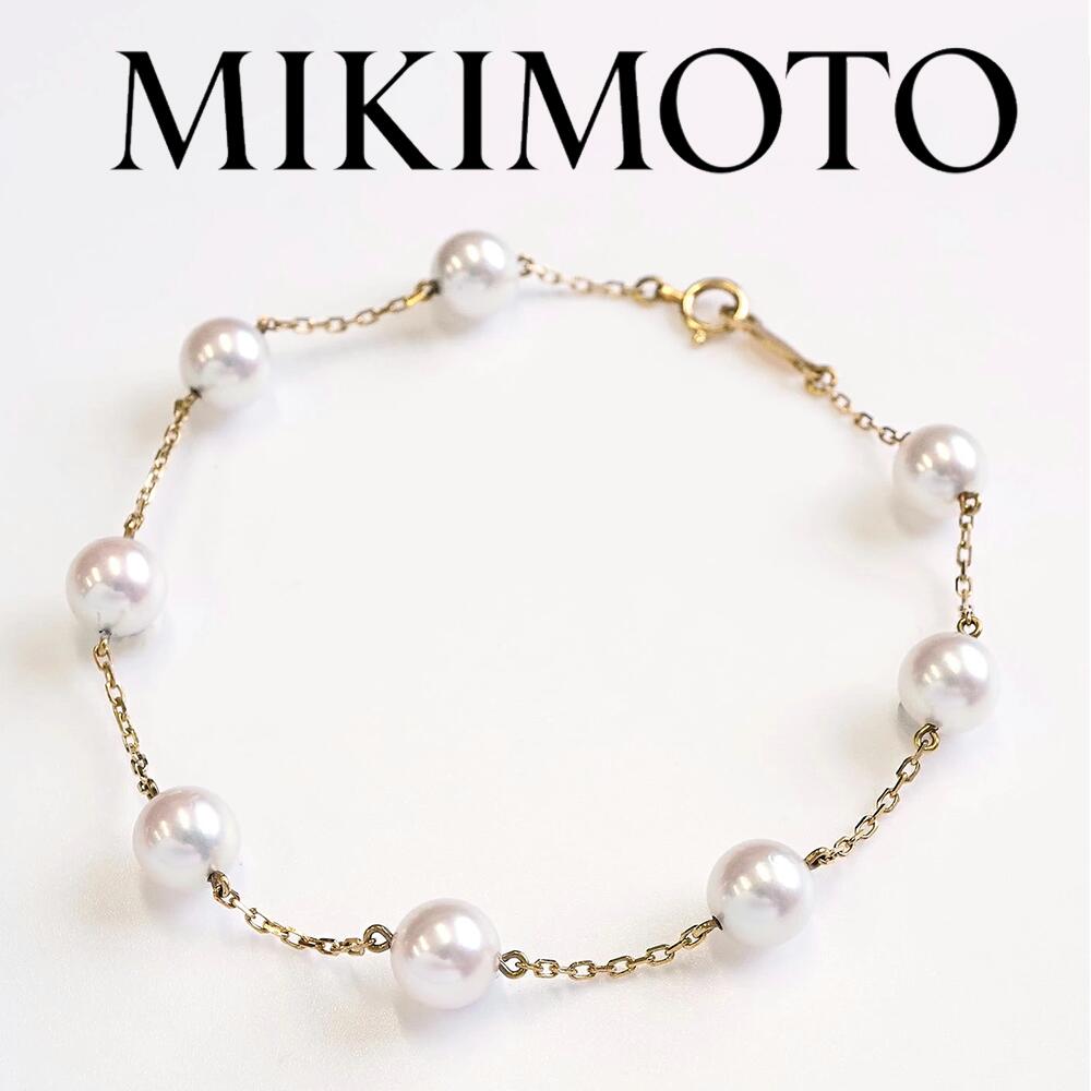 【極美品】ミキモト パール ベビーパール ブレスレット K18WG 付属品 楽天市場】ミキモト ベビーパール 真珠 ダイヤモンド ブレスレット K18