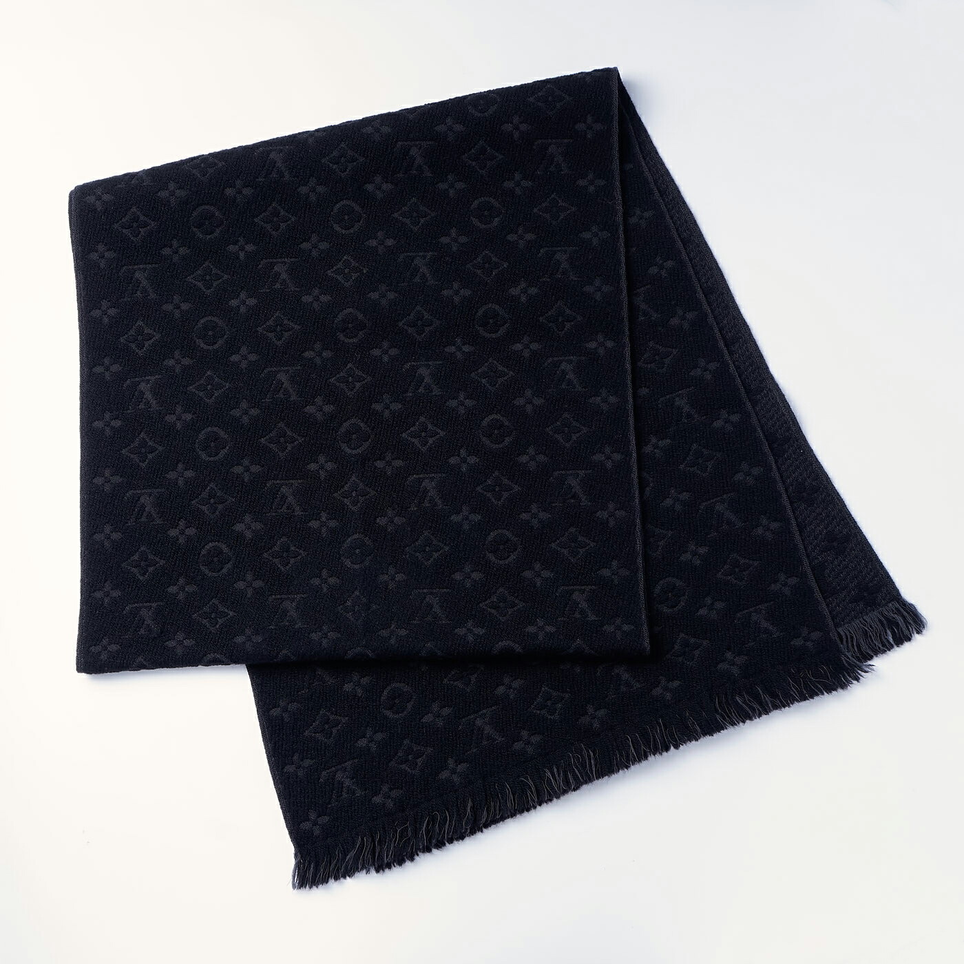 ルイヴィトン　エシャルプマフラー　ブラック 楽天市場】ルイヴィトン Louis Vuitton マフラー ブラック M76964