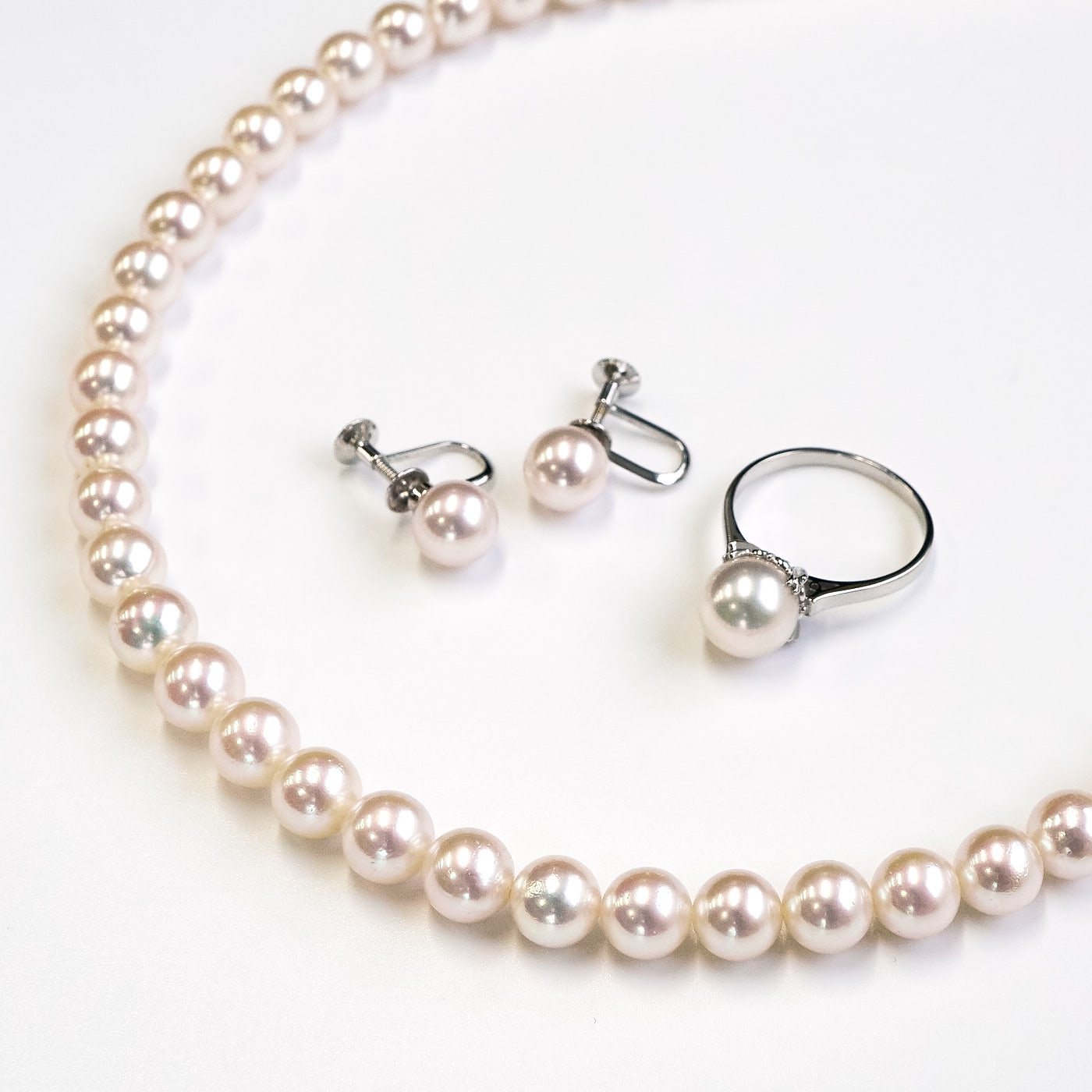 楽天市場】【TASAKI】田崎真珠 白蝶真珠 7mm-7.5mm 一連ネックレス