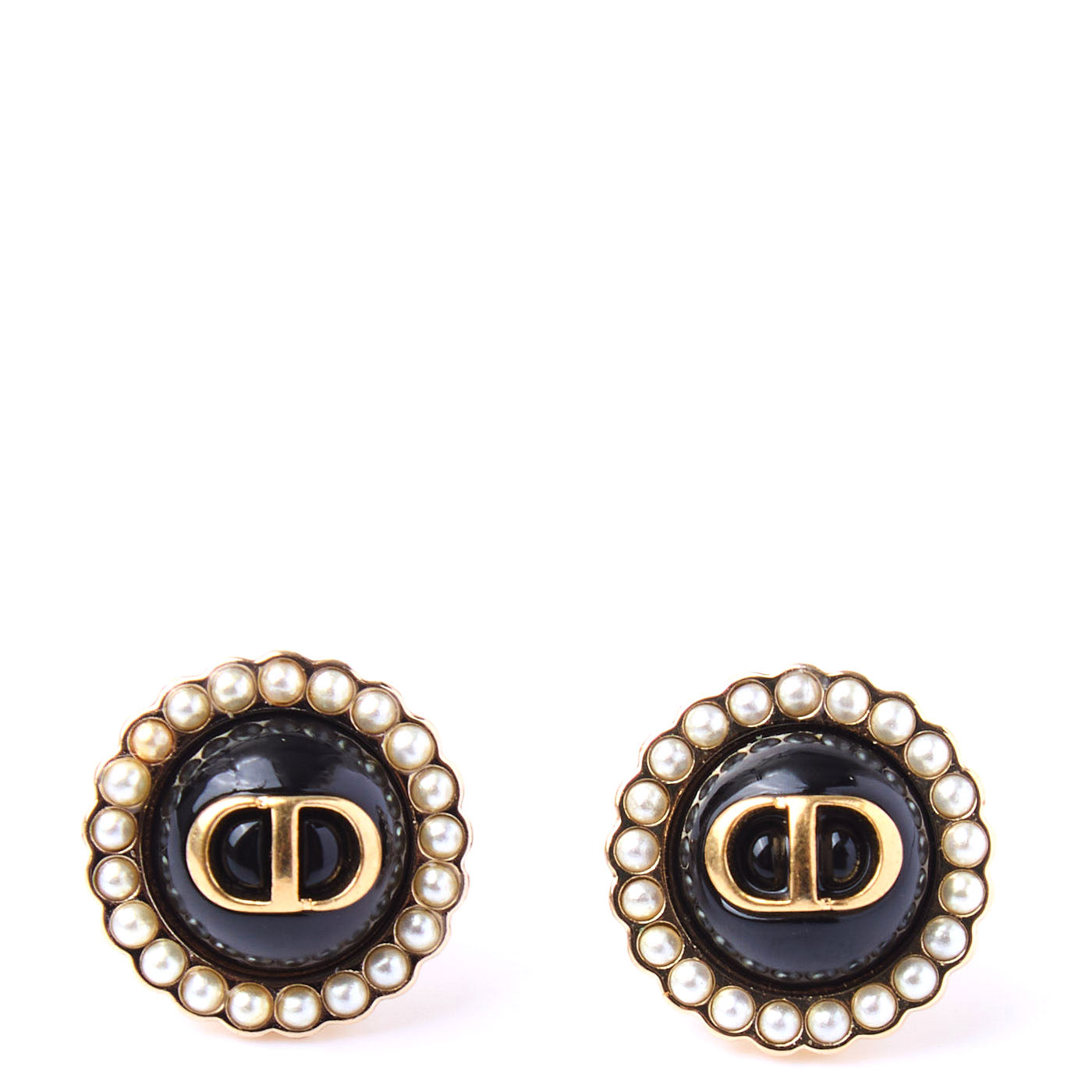 Dior ゴールド パール フープピアス 楽天市場】美品 ディオール Dior パール フープピアス ゴールド