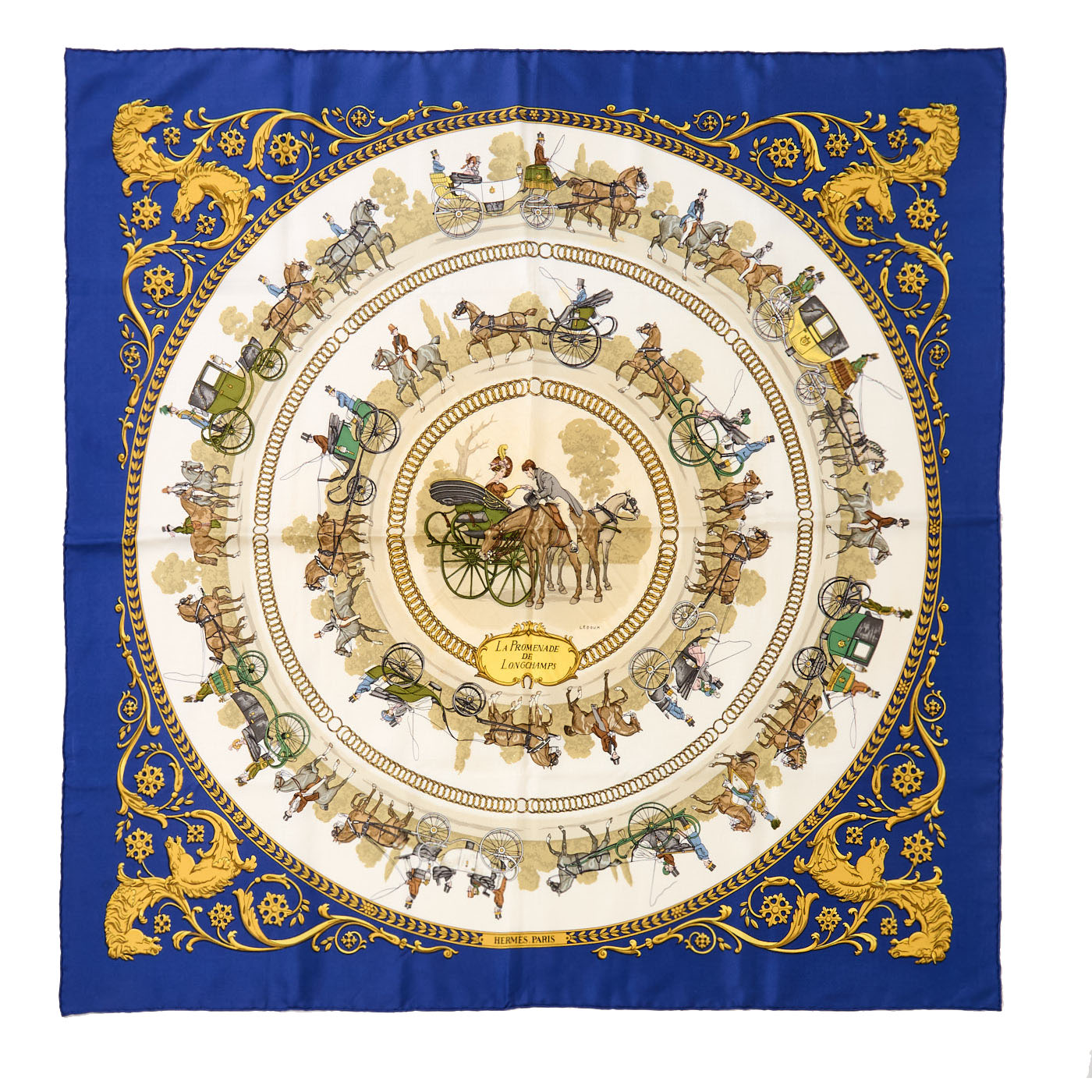 【美品】HERMES エルメス ロンシャンへの散歩 馬車 スカーフ 楽天市場】□新品同様□ HERMES エルメス LA PROMENADE DE LONGCHAMPS