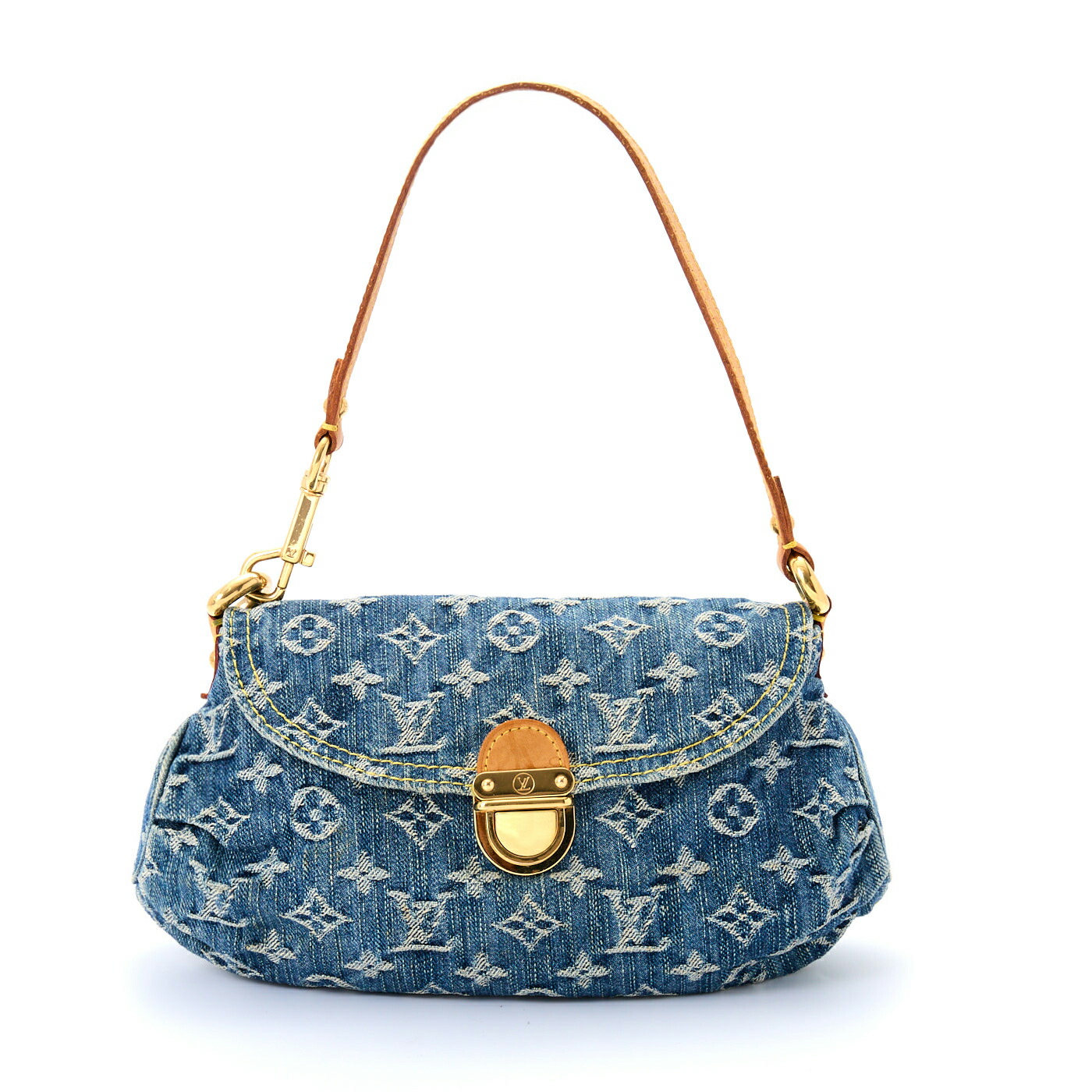 LOUIS VUITTON モノグラムデニム ミニ.プリーティ 楽天市場】LOUIS VUITTON ルイ ヴィトン モノグラムデニム ミニ