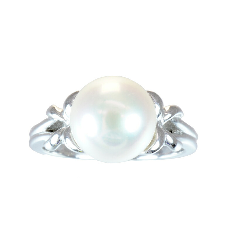6/美品 ミキモト Pt900 真珠 パール約11.8㎜ ダイヤ リング 指輪 MIKIMOTO - ミキモト リング パール 白蝶真珠 10.3mm ダイヤ 13