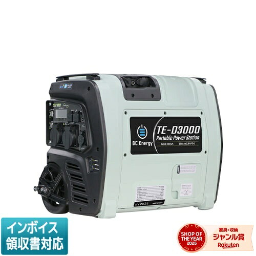 直送[法人限定] TE-D3000-GRAY BCエナジー タカミエンジ ポータブル蓄電池 BCエナジー(タイプD)　グレー 定格出力3000VA [ TED3000GRAY ]｜照明専門店ライトエキスパート