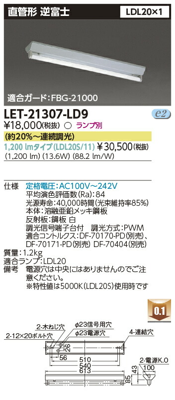 楽天市場】△[法人限定][即納在庫有り] LDL20S N/10/13 N4 三菱 直管