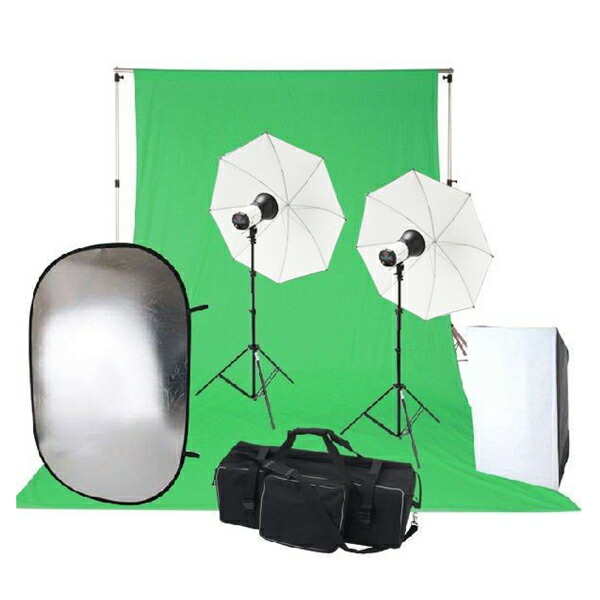 楽天市場 撮影照明 撮影機材専門店 ライトグラフィカ クロマキー デジタル250wストロボ 2灯セット モデル撮影 商品撮影 料理撮影 モノブロックストロボ 撮影 照明 商品撮影 セット 撮影機材 ソフトボックス ソフトbox モノブロック ストロボ アンブレラ 撮影機材