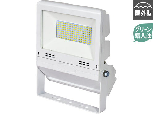 日動工業 フラットライト50W 常設用 白 LJS-FH50D-W-50K|ライト館