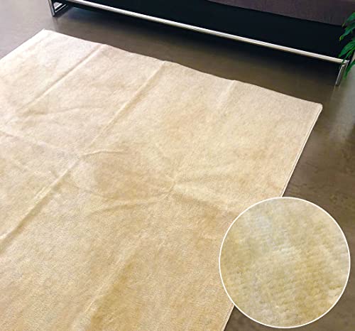 丸眞 カーペット テリトリー ラグマット 抗菌 防ダニ 日本製 江戸間 6畳サイズ 261&times;352cm 折りたたみカーペット ベージュ AM8｜Light Base