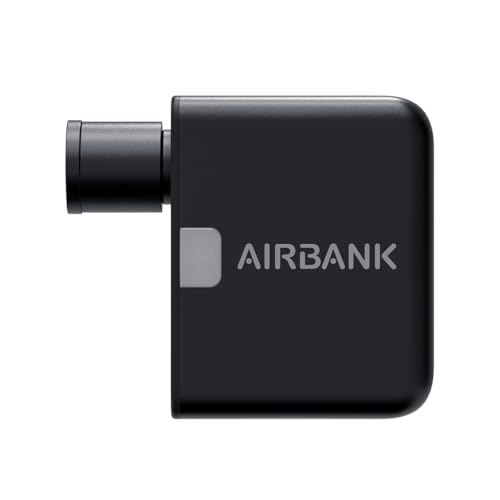 AIRBANK POCKET 自転車 空気入れ 電動ポンプ 95g軽量 小型携帯空気入れ ロードバイク 仏式米式バルブ対応｜Light Base
