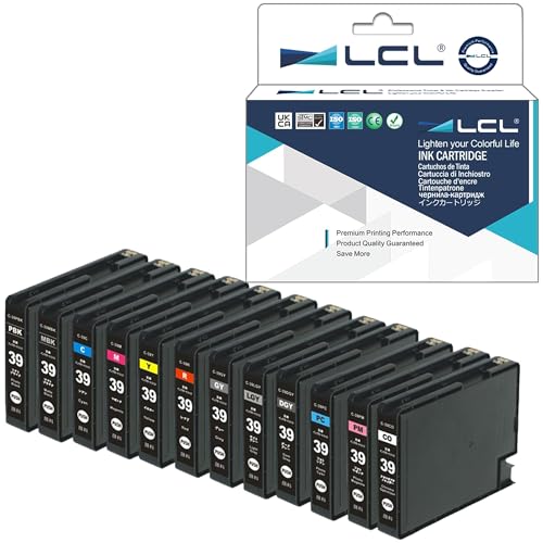 LCL Canon用 キャノン用 PGI39 PGI-39 互換インクカートリッジ 顔料 (12色セット) 対応機種: PIXUS PRO-1|Light Base