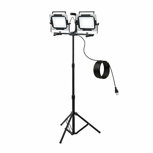 高儀 LEDワークライト スタンド式 ダブル 60W WLT-060LWA EARTH MAN 作業灯 投光器 IP65 2灯式 2WAY 室内｜Light Base