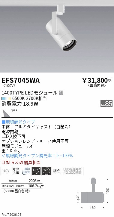 次世代調光調色Synca