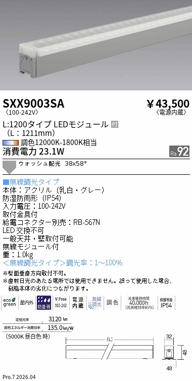 次世代調光調色Synca