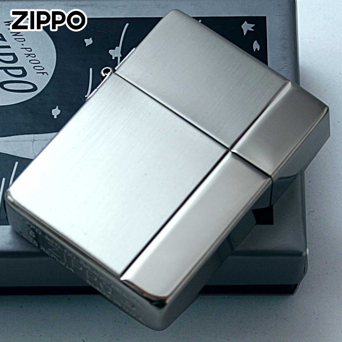 Zippo ジッポライター 1935レプリカ ミラー サテーナ コンビネーション シルバー 1201S288 メール便専用商品