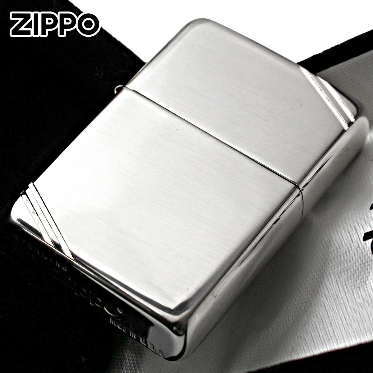 美品 ZIPPO STERLING High Polish Sterling Silver Windproof Lighter – Zippo USA