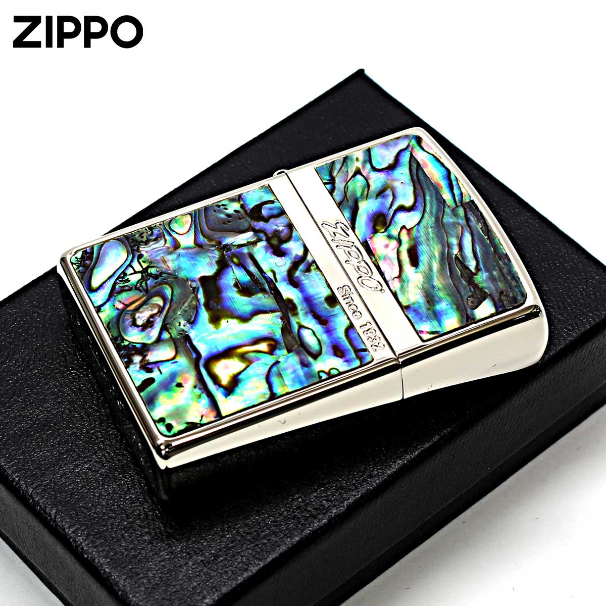 Zippo ジッポライター シェル カラーライン 貝 両面加工 ゴールド SHELL LINE GD メール便専用商品｜輸入雑貨のネットストア AKIHA