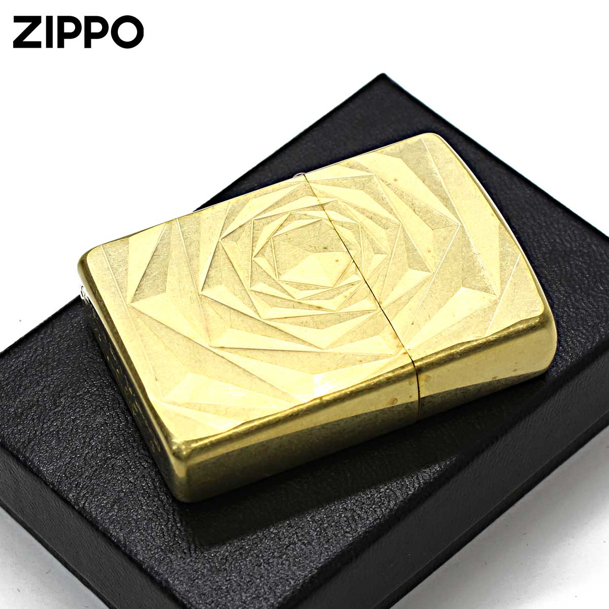 Zippo ジッポライター アーマー ローズ 薔薇 バラ ブラス バレル加工 ARMOR Shimmer Rose Bバレル メール便専用商品 6,906円