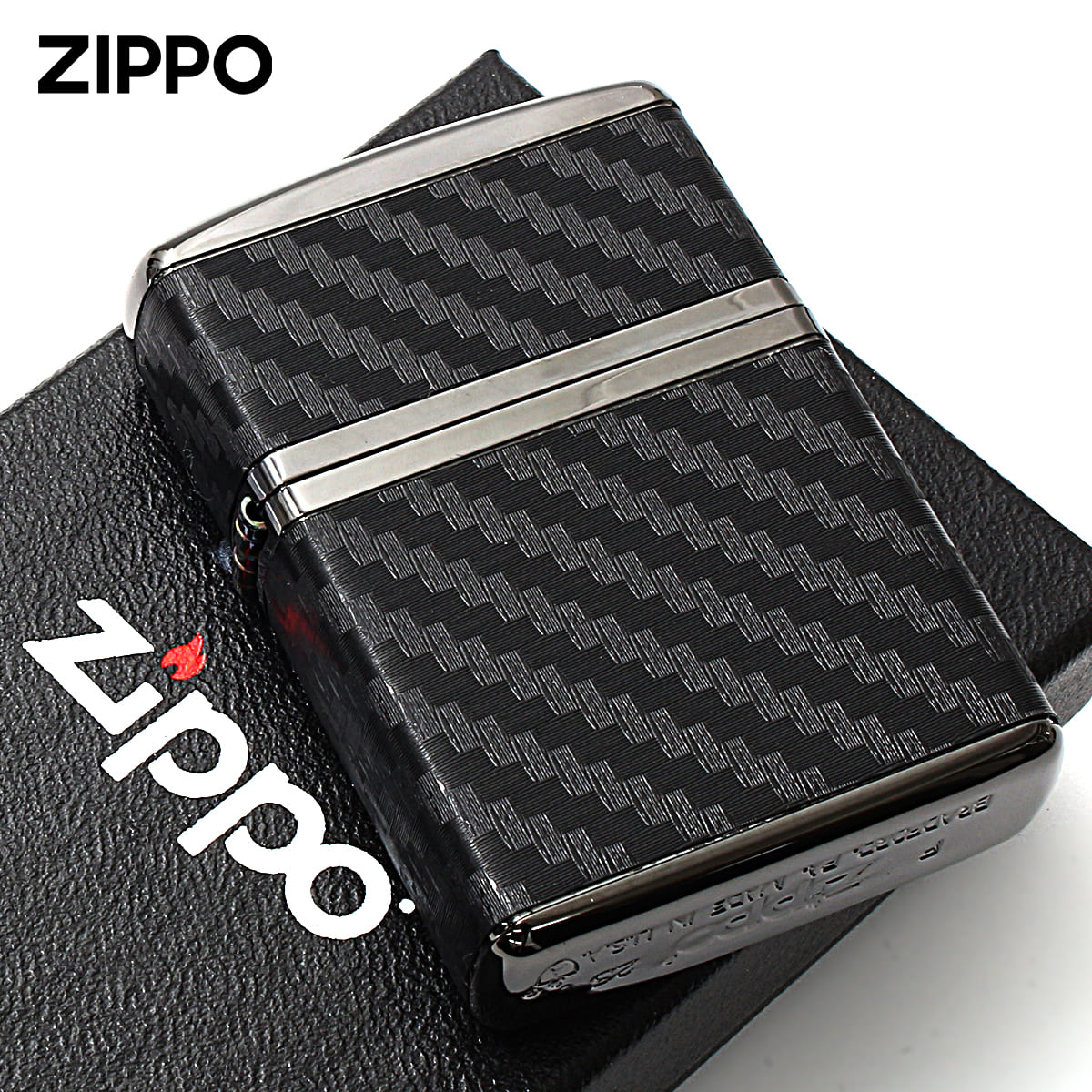 Zippo ジッポライター アーマー カーボン ブラック ARMOR CARBON SERIES 162BK-CARBON メール便専用商品｜輸入雑貨のネットストア AKIHA