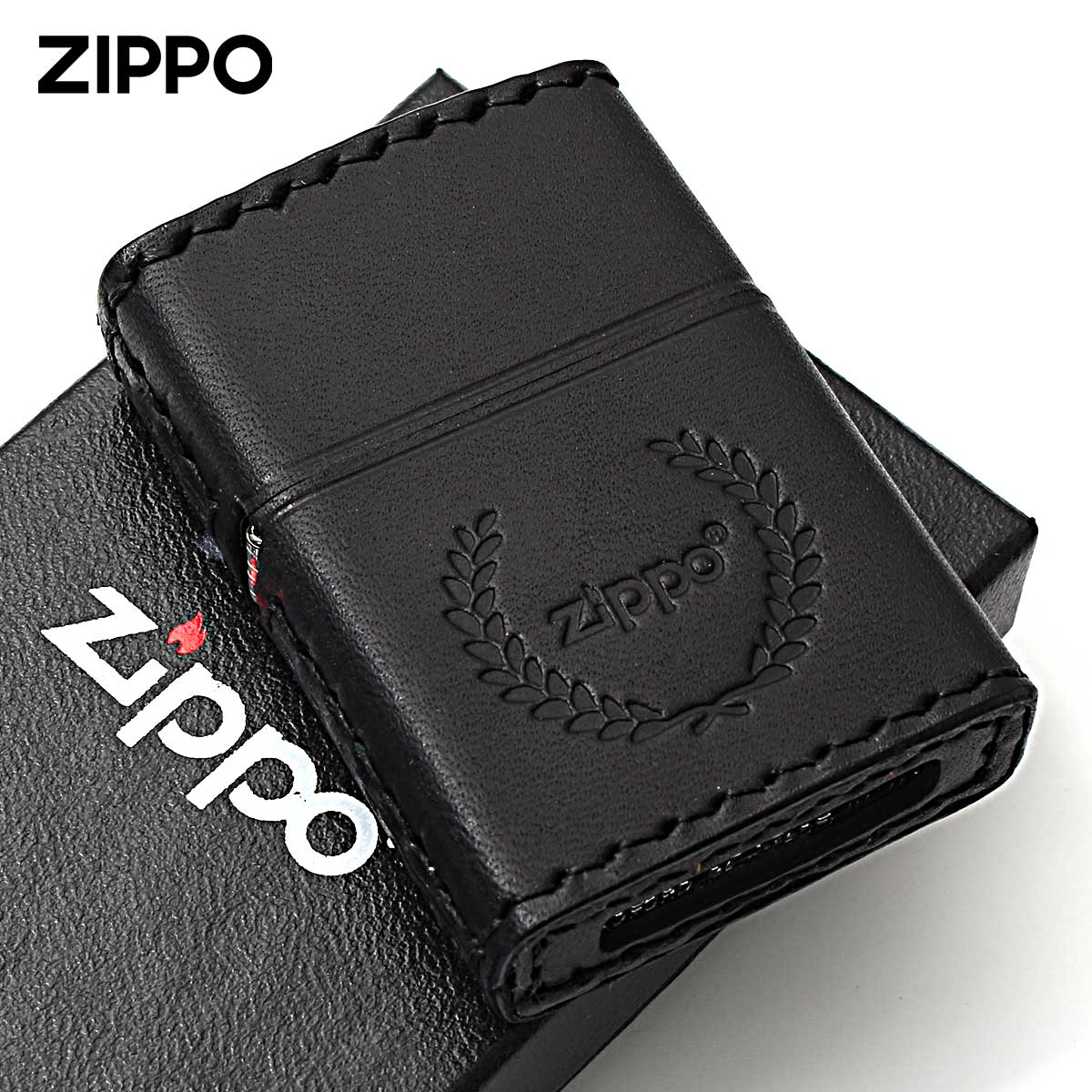 楽天市場】ZIPPO 革巻き LB-7 ジッポー ライター 正規品 レザー