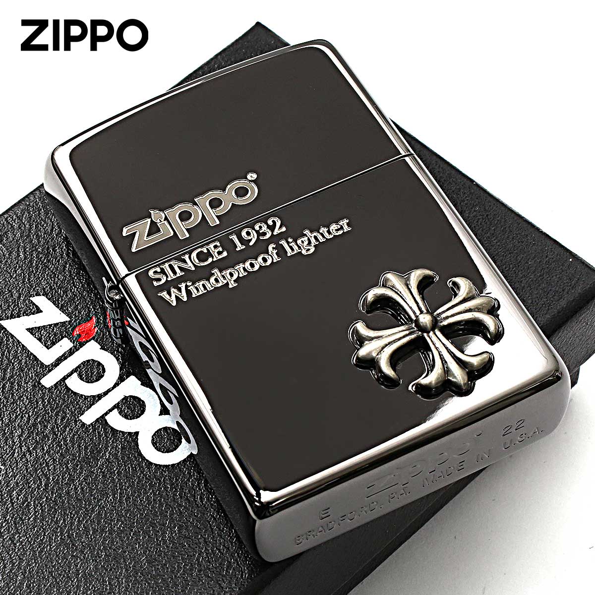 楽天市場】Zippo ジッポライター クロス 十字架 Cross