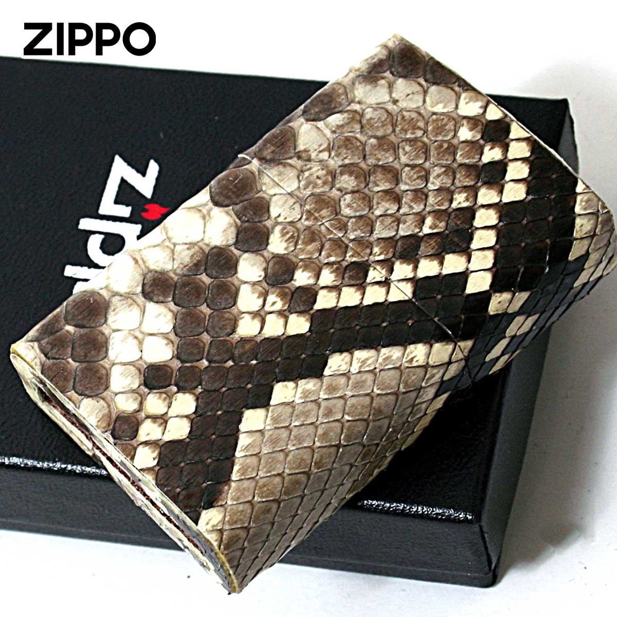 ジッポーライター　リアルパイソン ジッポ パイソンアーマー 超レア - メルカリ