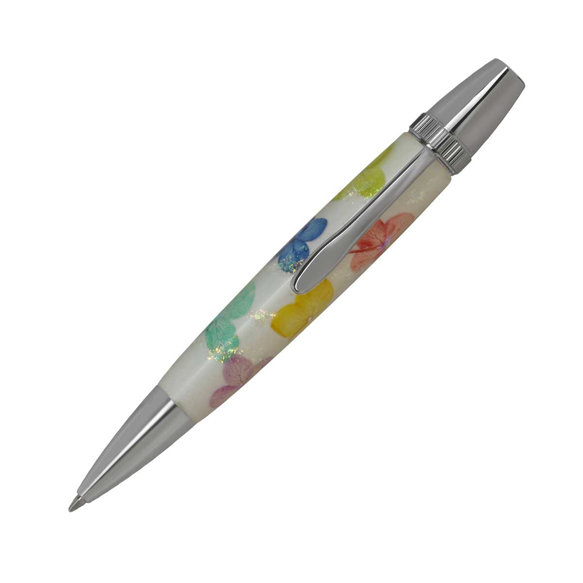 F-STYLE Flower Pen 押花 ボールペン TFB2020 紫陽花 5色 YMEX