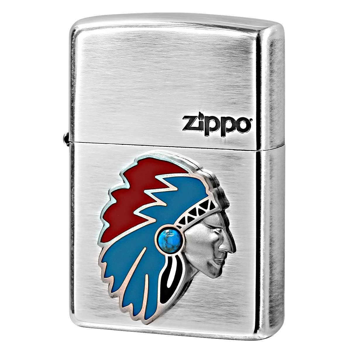 Zippo ジッポー ネイティブアメリカン メタル Native Americans Metal 銀いぶし 63500198 プレゼント 贈り物 男性 かっこいい オプション購入で名入れ可｜フラミンゴ 店 7,920円