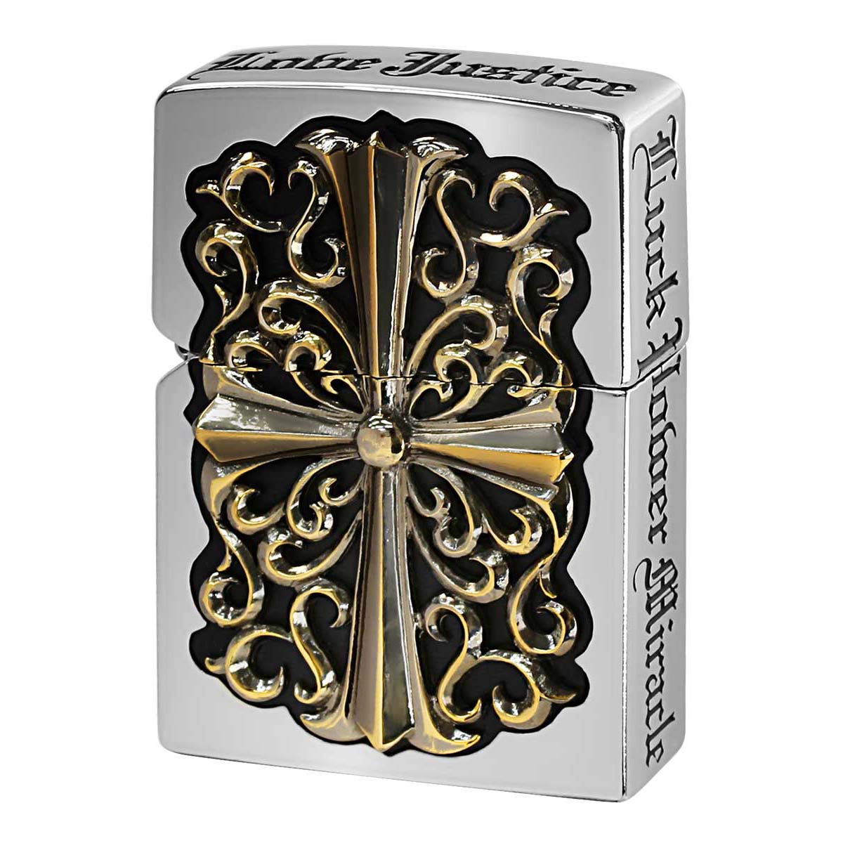 Zippo ジッポー クロス 十字架 フルメタル ジャケット ゴールド Full Metal Jacket CROSS 2FMJ-CROG20 プレゼント 贈り物 男性 かっこいい 重厚 高級 オプション購入で名入れ可 19,272円