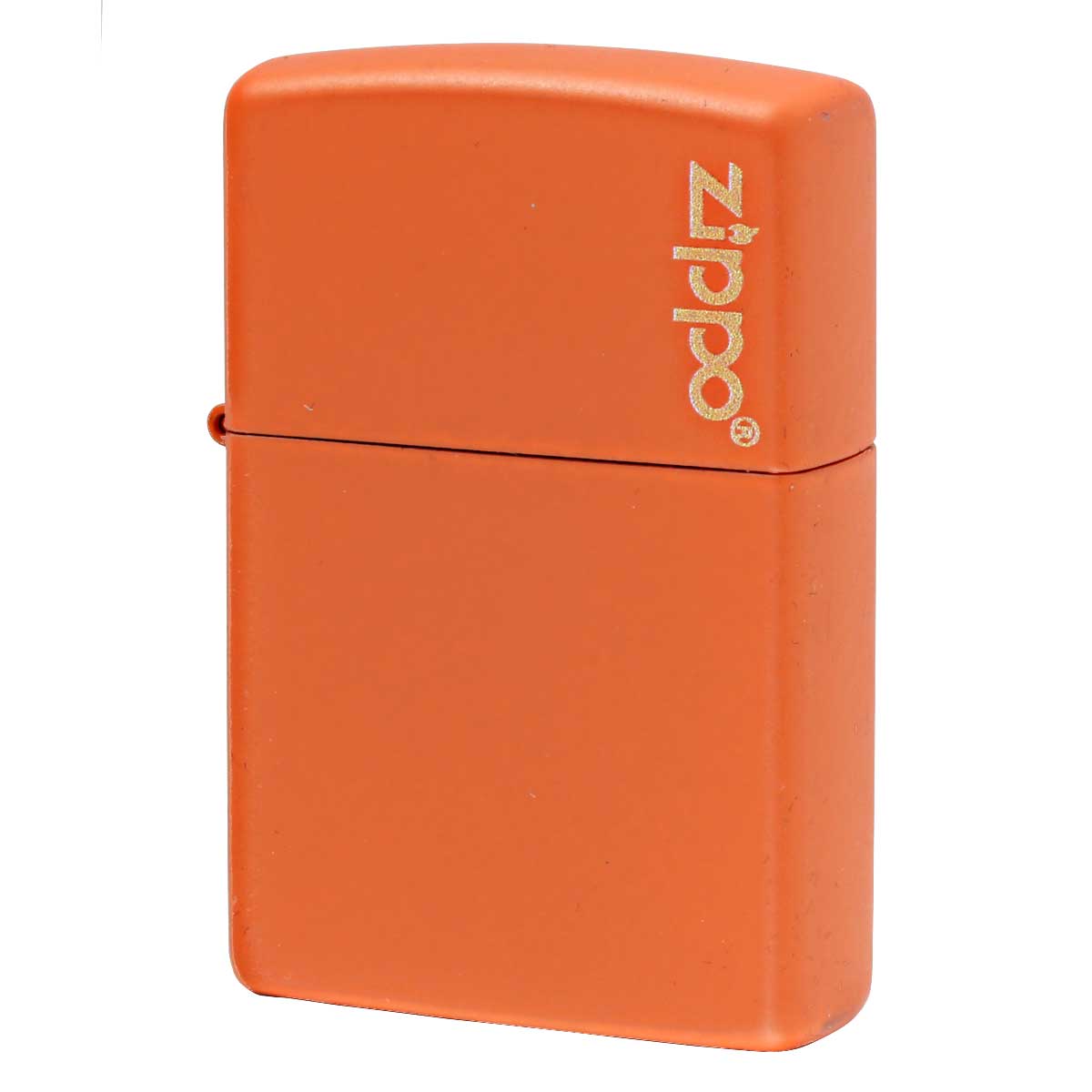 Zippo ジッポー レンジ マット ジッポ ロゴ Orange Matte Zippo Logo 231ZL プレゼント 贈り物 男性 女性 シンプル オプション購入で名入れ可 メール便可画像