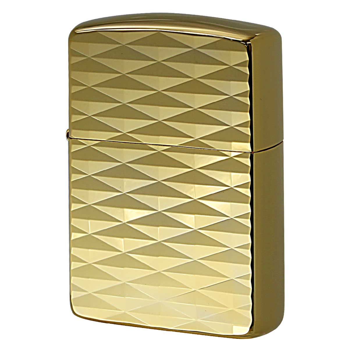 Zippo ジッポー ARMOR ＃162 アーマー ダイヤカット 金メッキ ゴールドチャンバー 162G-2DC プレゼント 贈り物 男性 女性 シンプル オプション購入で名入れ可