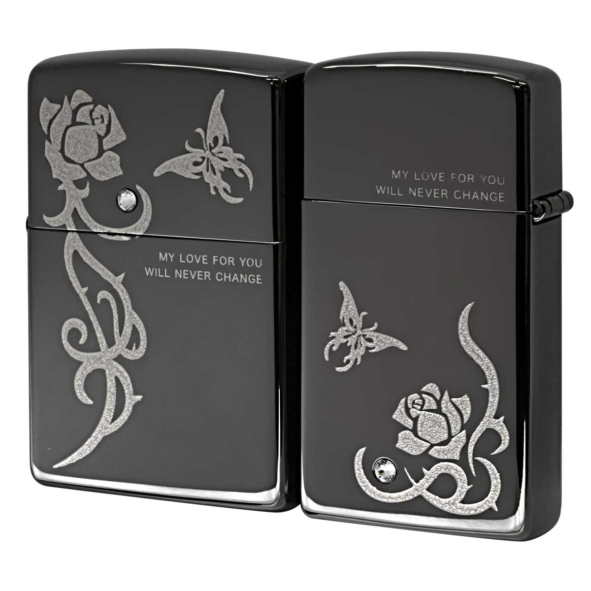 Zippo ジッポー ペア トゥルーロマンス ペアセット True Romance Pair Set TC-Bni プレゼント 贈り物 男性 女性 かわいい カップル 恋人 オプション購入で名入れ可｜フラミンゴ 店 12,282円