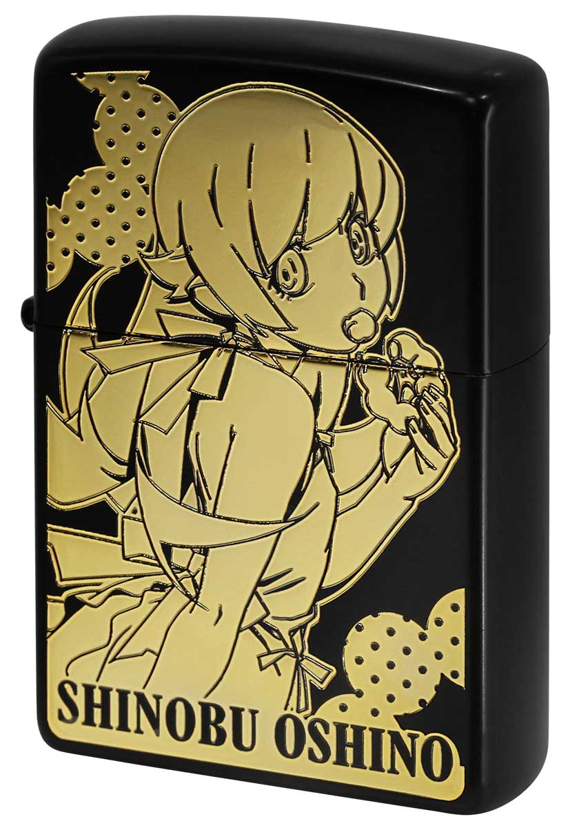 Zippo 喫煙具 ジッポ ジッポー Character キャラクター 萌え系アニメキャラ ジッポー Zippo ジッポ A キャラクター 物語シリーズ 忍野忍 ライター オプション購入で名入れ可 フラミンゴ 店