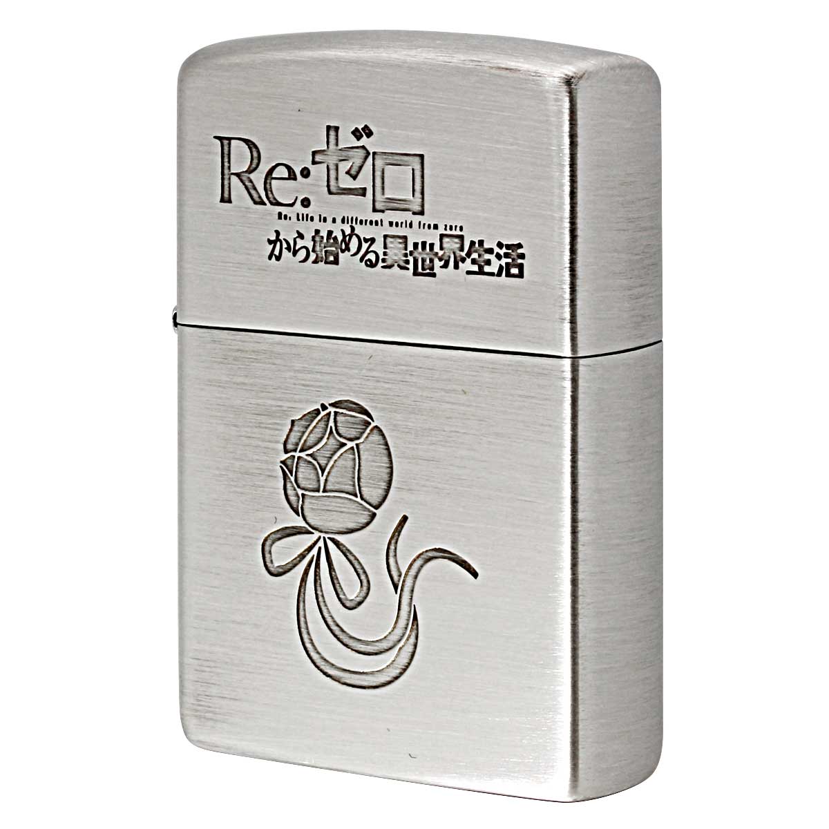 ZIPPO Re ゼロから始める異世界生活 リゼロ エミリア　ジッポー　両面彫刻 Re:ゼロから始める異世界生活 Zippo(エミリアモチーフ