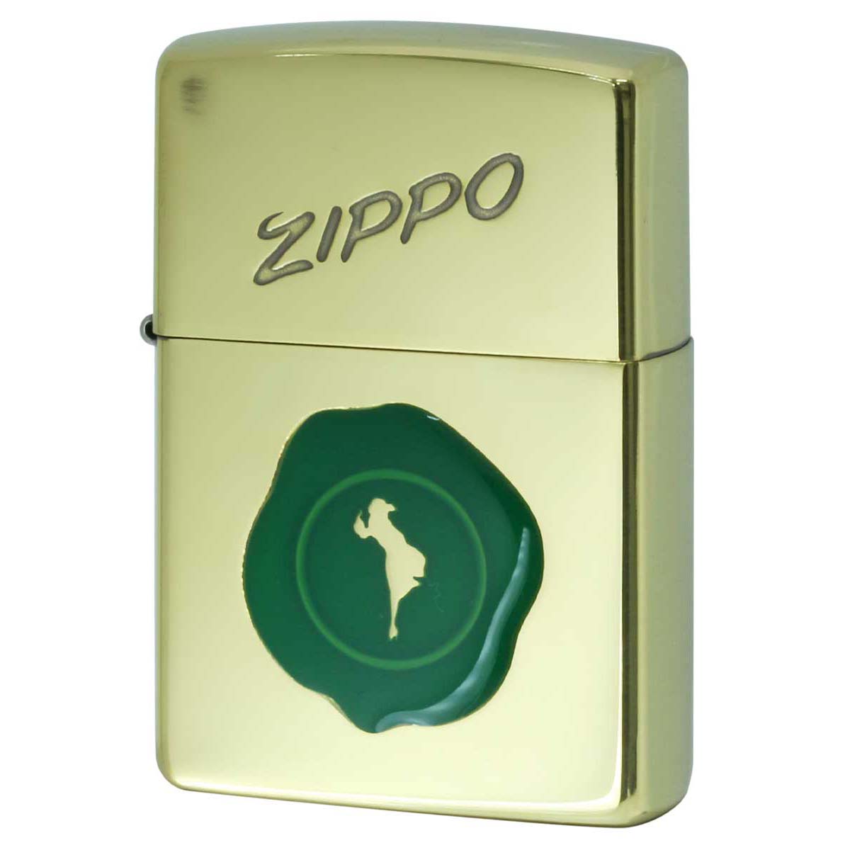 Zippo ジッポー シーリングスタンプ ウインディ ガール ブラス グリーンスタンプ Sealing Stamp Girl BS GR 1201S859 プレゼント 贈り物 男性 女性 かっこいい オプション購入で名入れ可