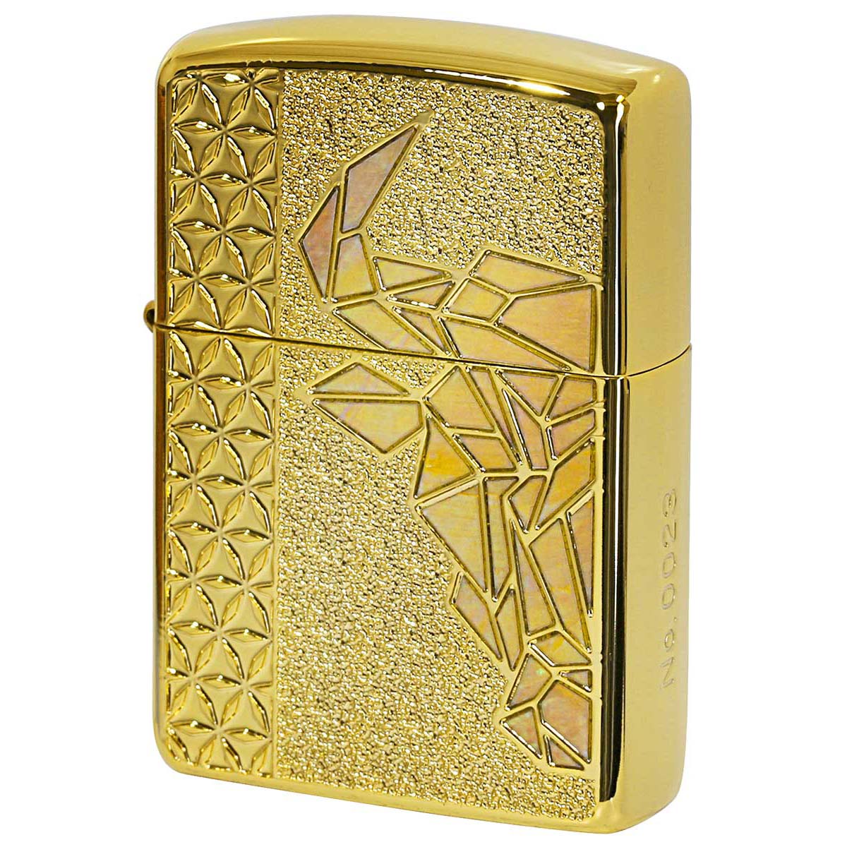 Zippo ジッポー アーマー ブル 牛 シェル 貝 インレイ 象嵌 金メッキ ARMOR BULL 雄牛 Gold Plate GP YL プレゼント 贈り物 男性 かっこいい 高級 オプション購入で名入れ可