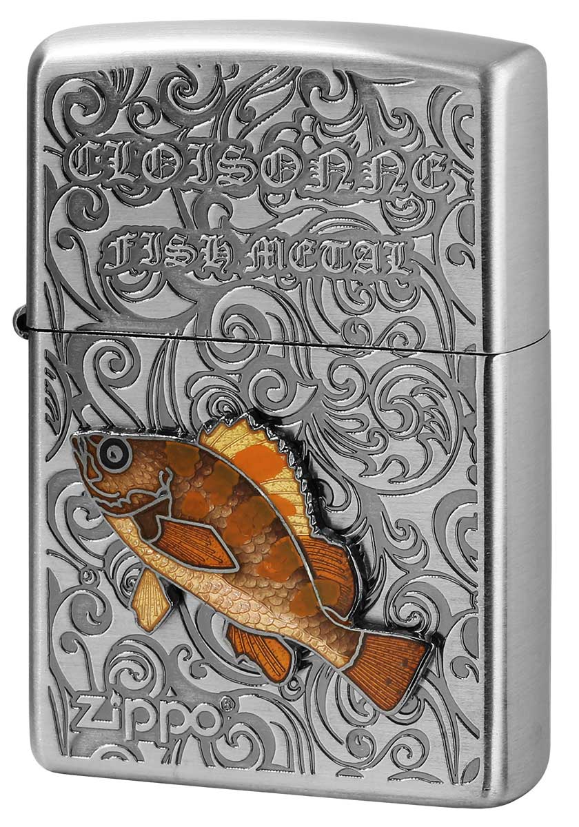 楽天市場】Zippo ジッポー Vintage Cloisonne fish metal Fresh Water 