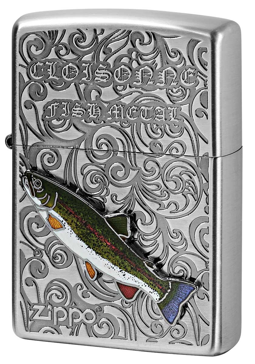 Rainbow Trout Fly Fishing Zippo Lighter