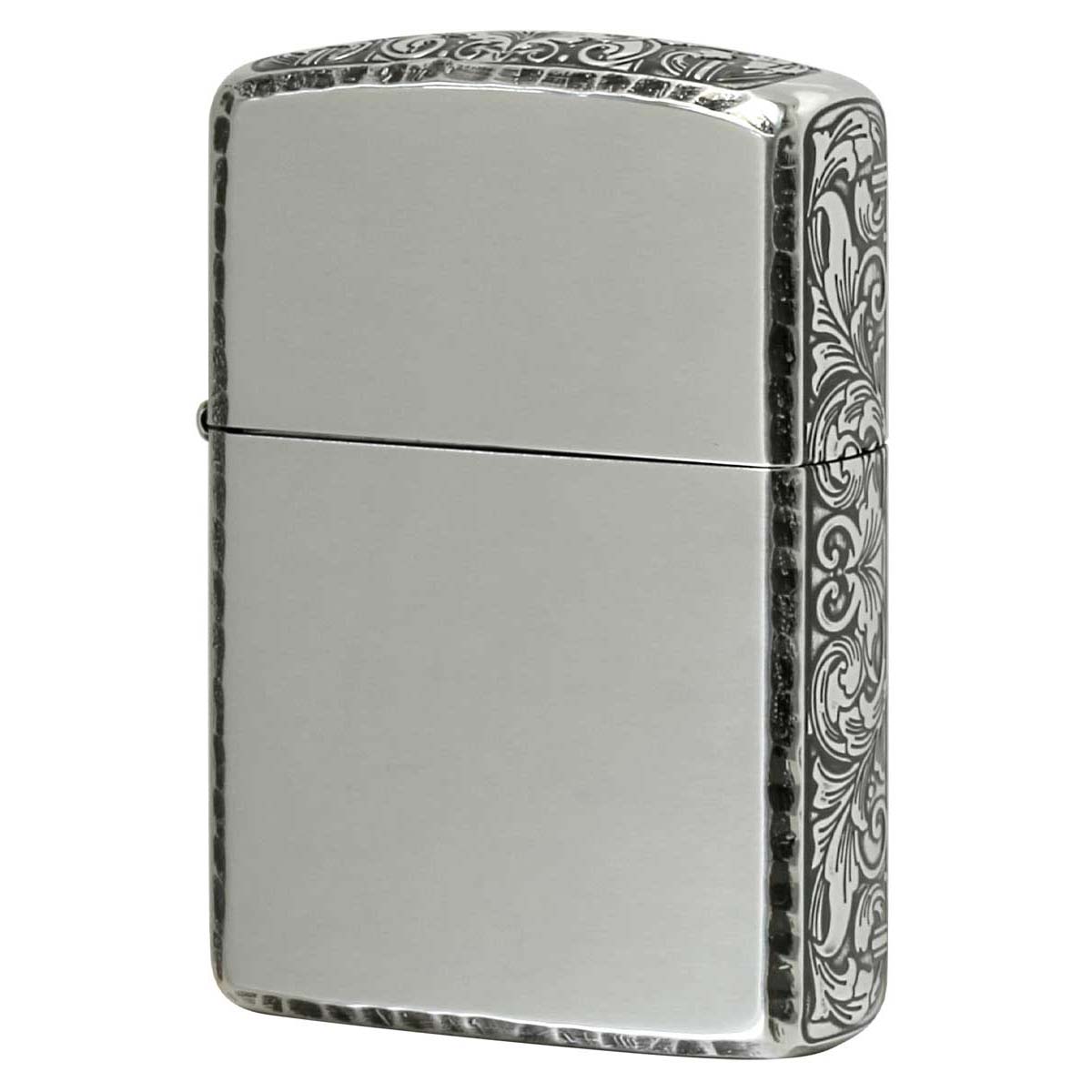 Zippo ジッポー アーマー サイド アラベスク 唐草 コーナーリューター加工 銀メッキ ARMOR SIDE ARABESQNE 162SI-3ARART プレゼント 贈り物 男性 女性 シンプル オプション購入で名入れ可
