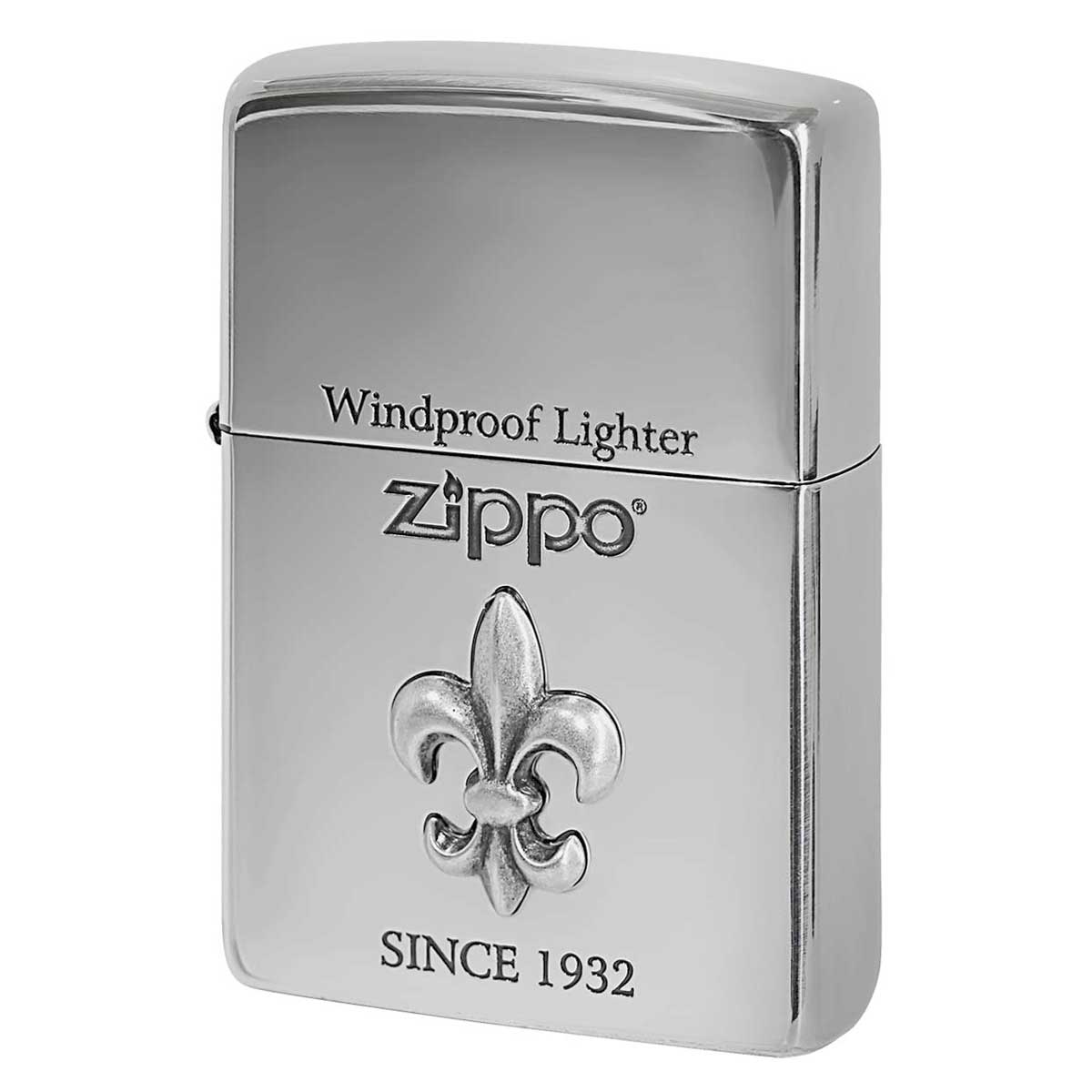 Zippo ジッポー ユリ Yuri 王家の紋章 シルバーいぶし ユリメタル Cross Metal 2YM-1 プレゼント 贈り物 男性 かっこいい オプション購入で名入れ可